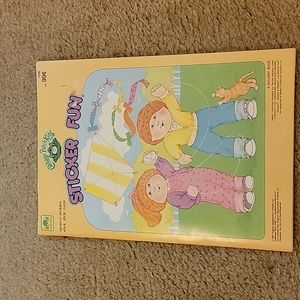 Vintage NWT 1987 Cabbage Patch Kids Sticker Fun Book. Never used.